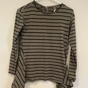 Poof! Green and black Striped Tunic